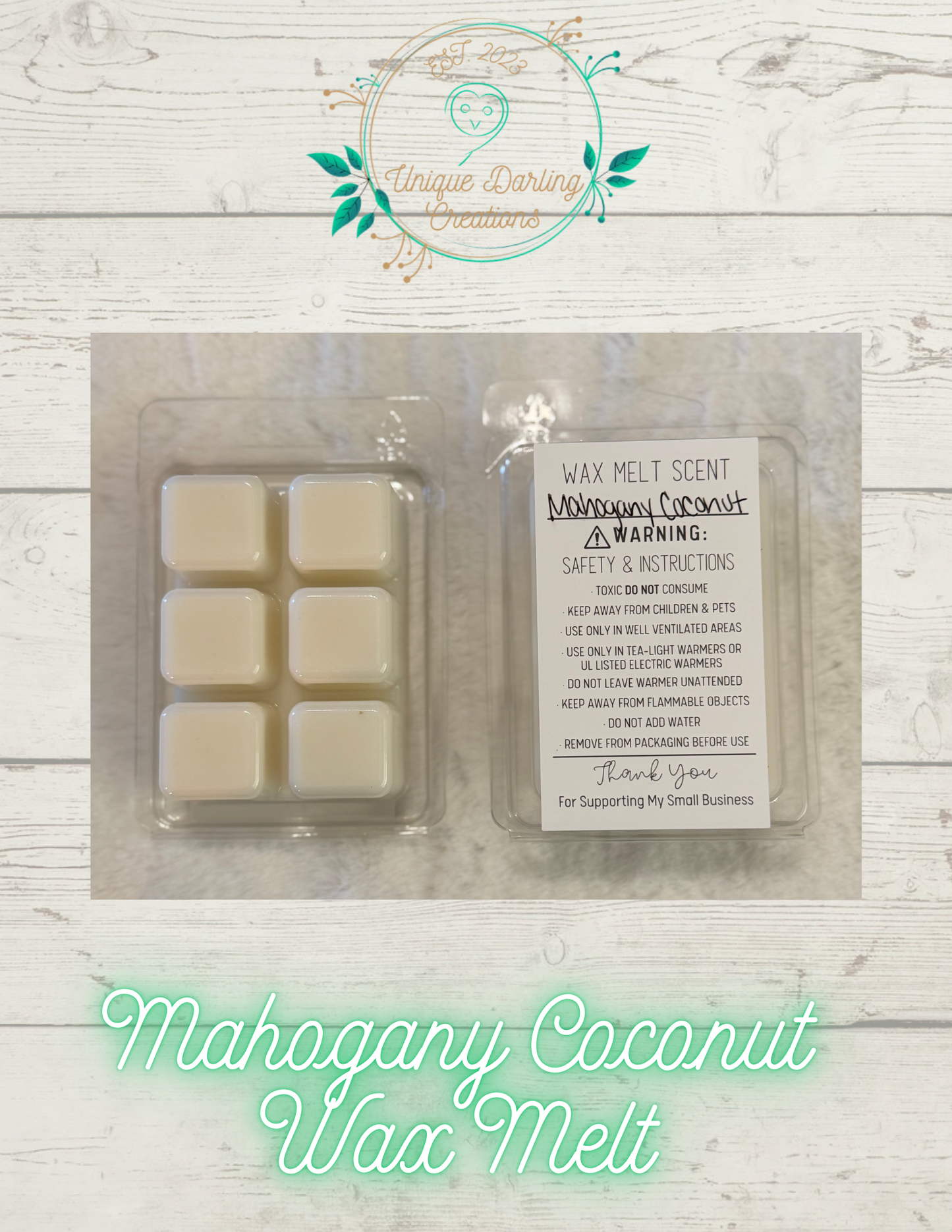 Mahogany Coconut Wax Melt