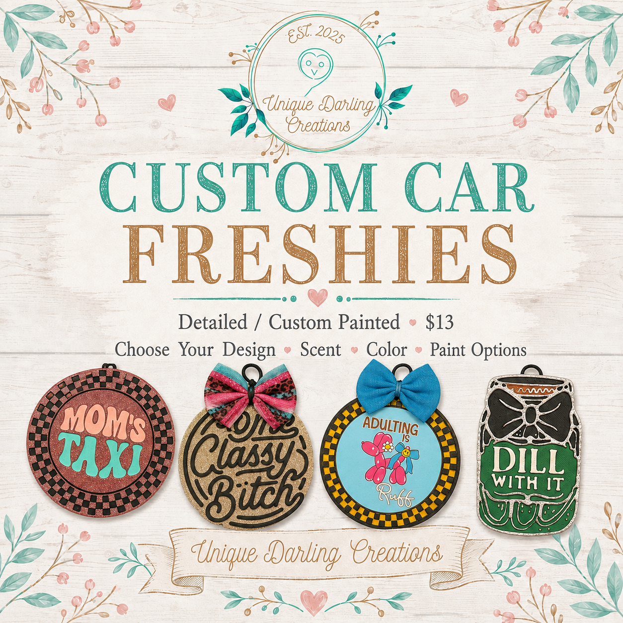 Custom Car Freshie