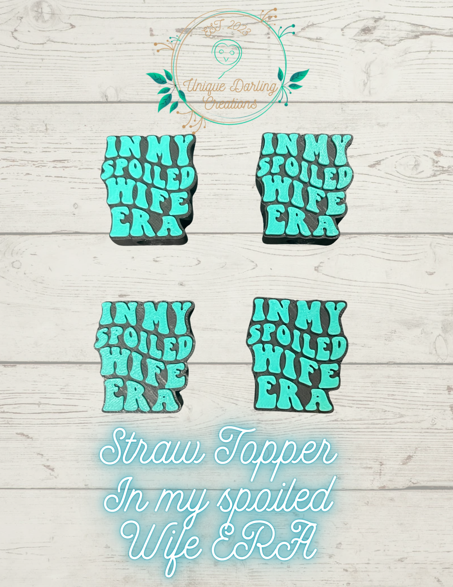 Straw Toppers 3d