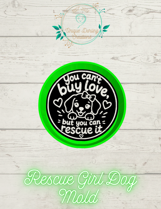 Rescue Girl Dog Mold