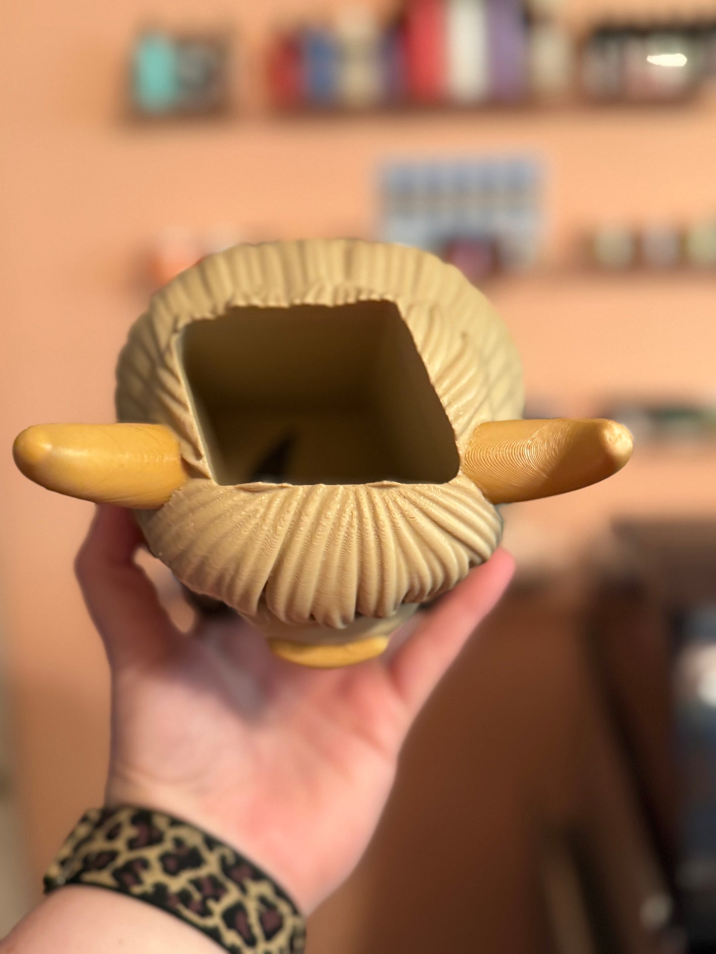 Brown Highland Cow Soap Holder