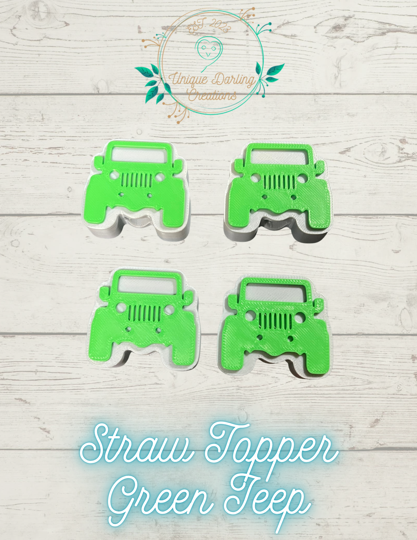 Straw Toppers 3d