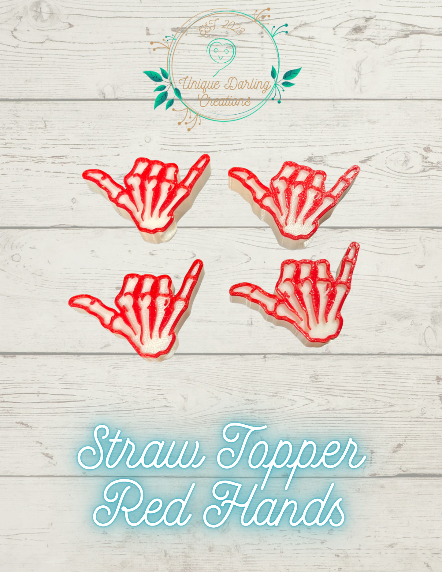 Straw Toppers 3d