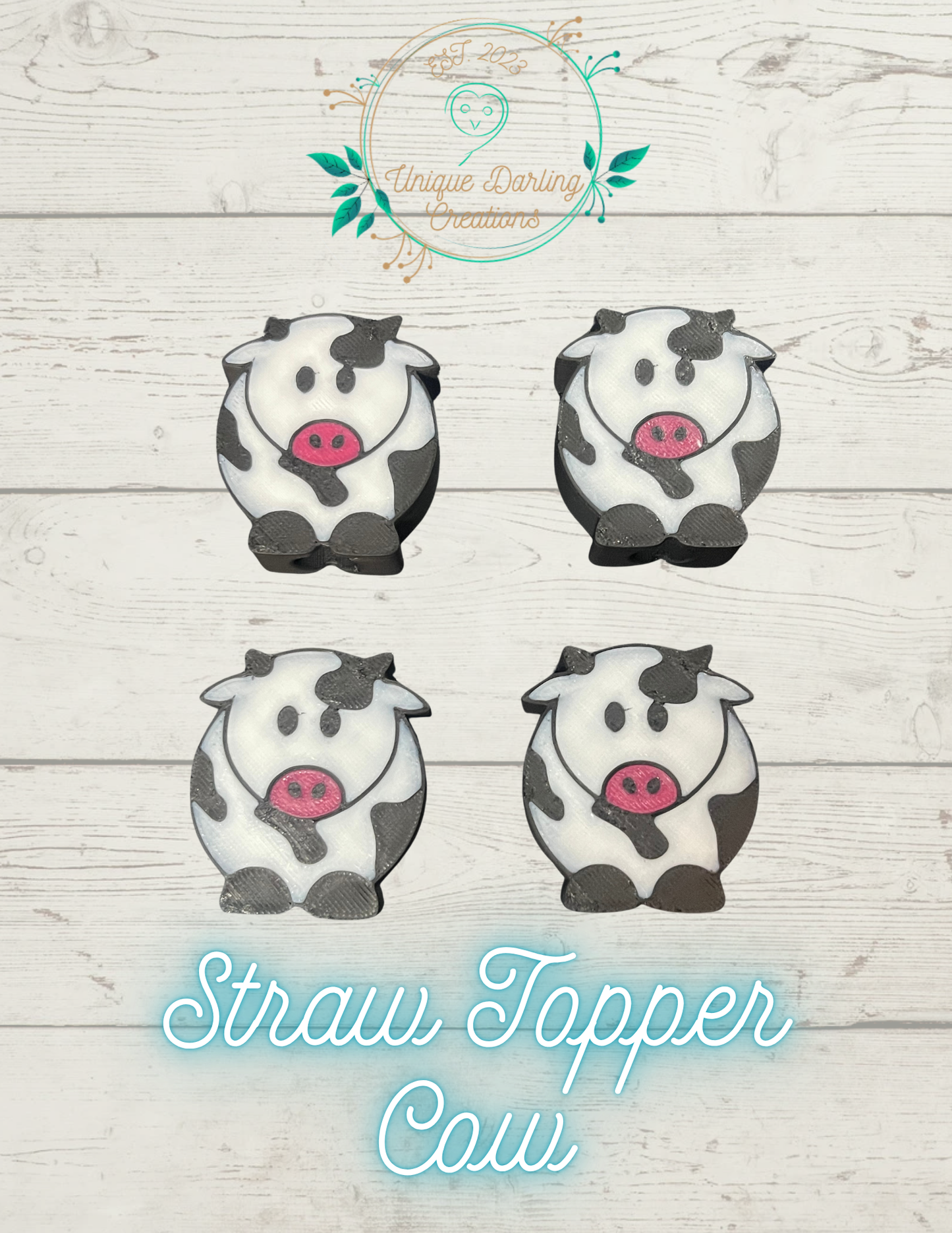 Straw Toppers 3d