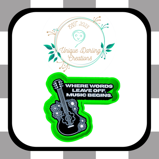 Guitar Quote Mold