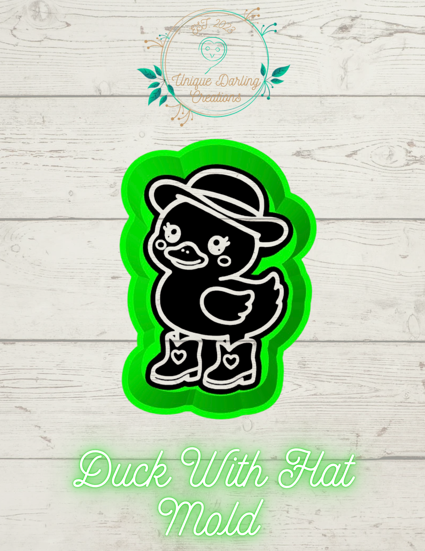 Duck With Hat Mold