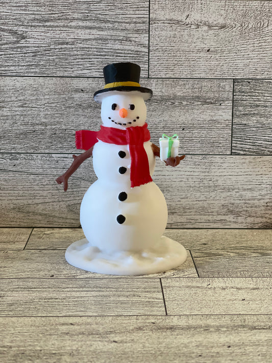 Snowman With Package