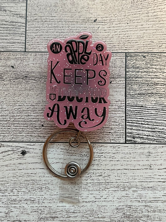 Keeps The Doctor Away Badge Reel