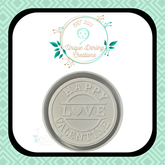 Love Circle Happy Valentines Mold
