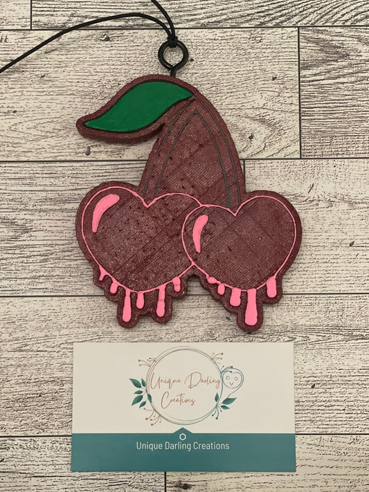 Dripping Heart Cherries Freshie: Scent - The Dreamer