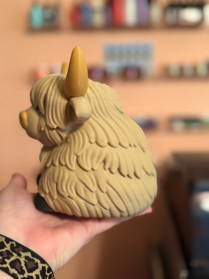 Brown Highland Cow Soap Holder