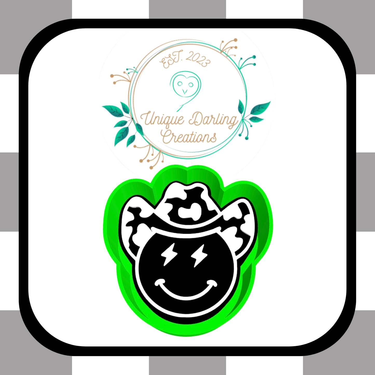 Cowboy Smiley Mold