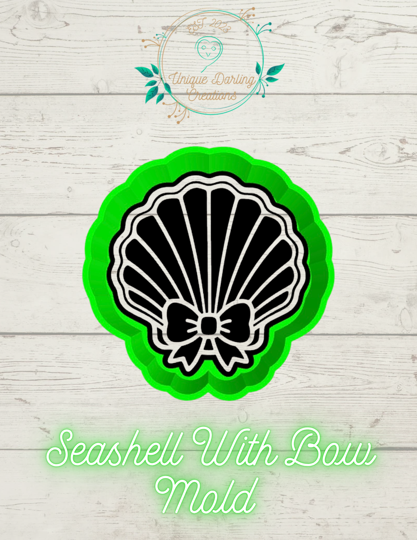 Seashell With Bow Mold