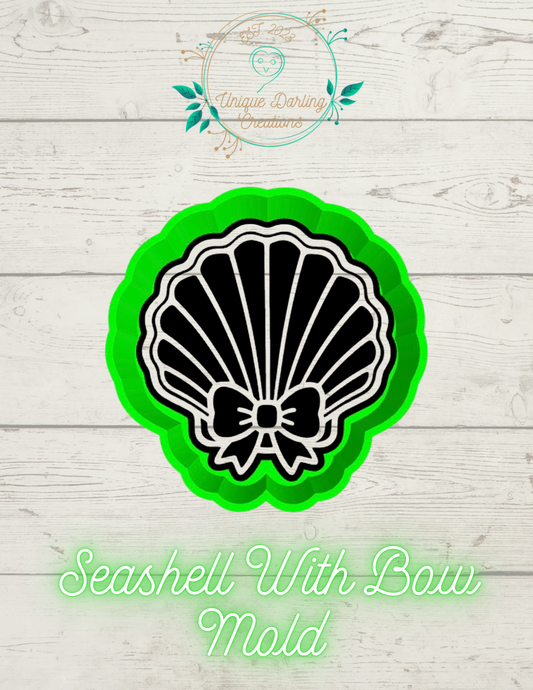 Seashell With Bow Mold