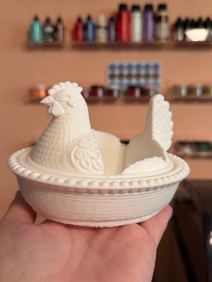 Old Style Hen Soap Holder
