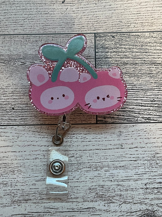 Cherry Kitties Badge Reel