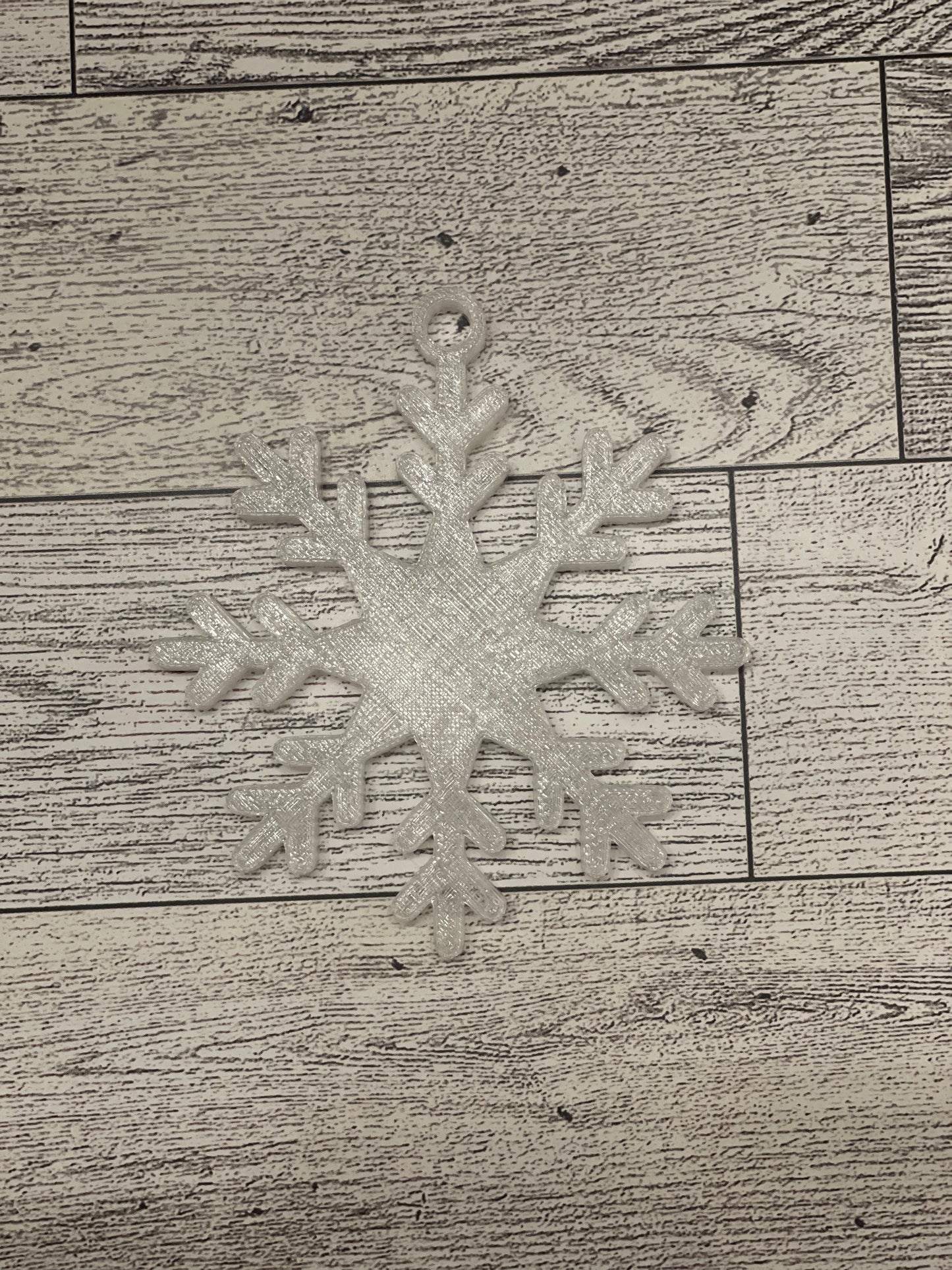 Clear Snowflake Ornament