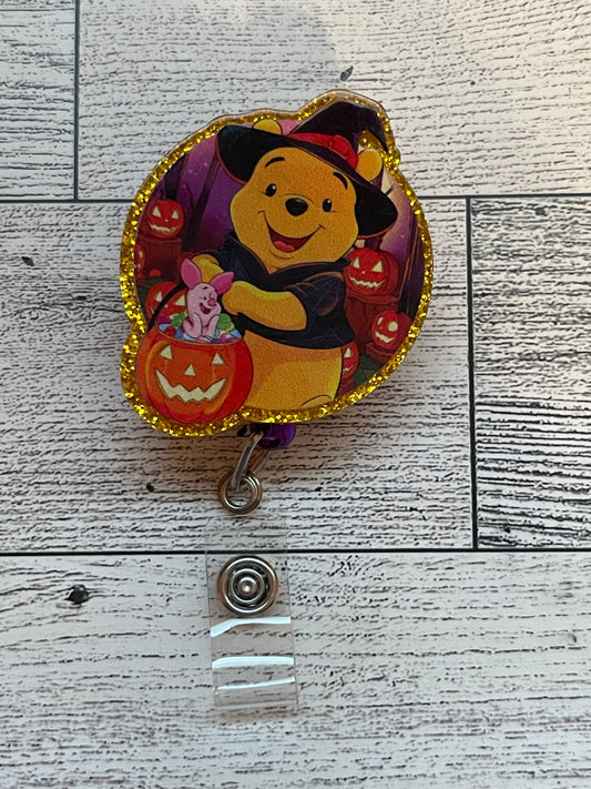 Boo Pooh Badge Reel