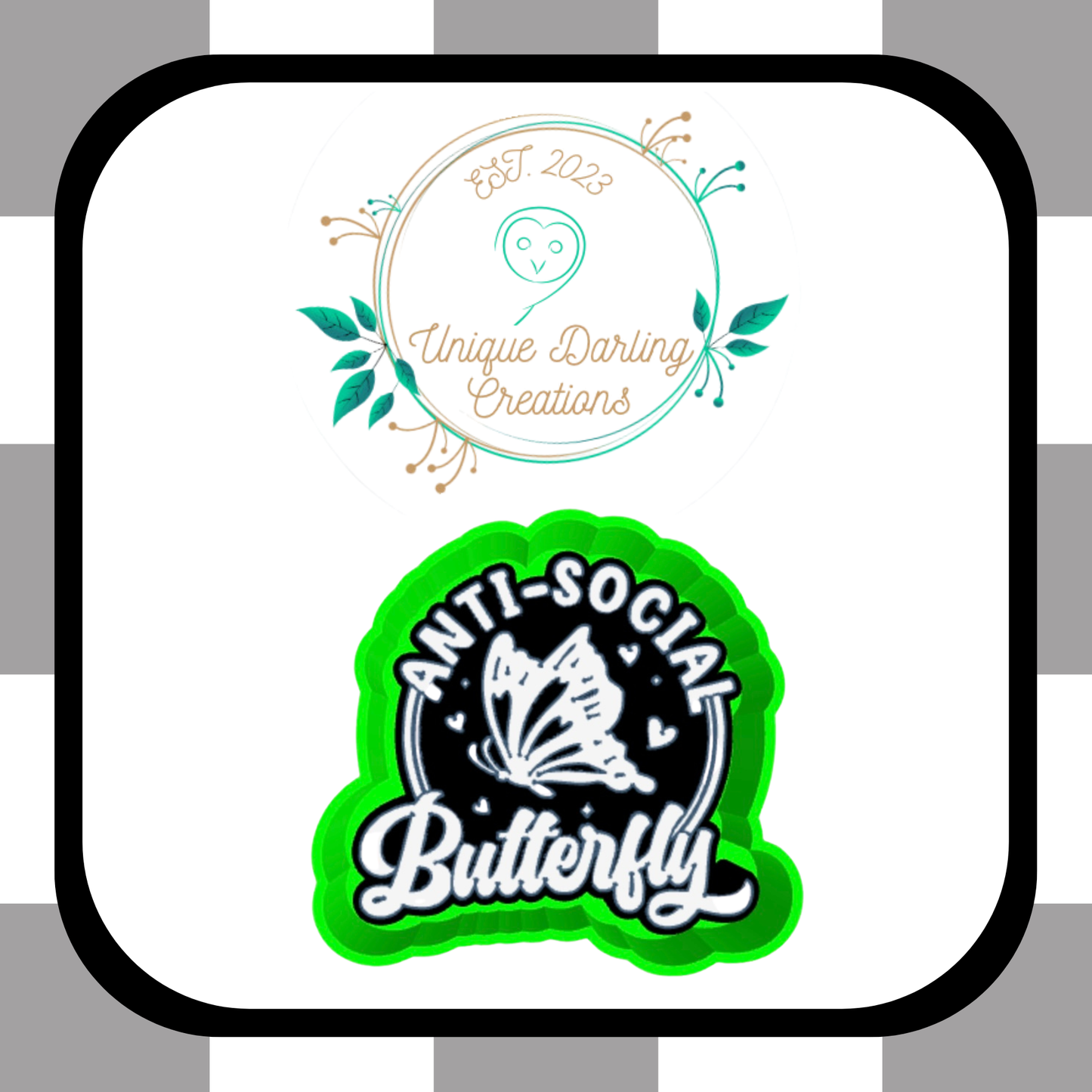 Anti-Social Butterfly Mold