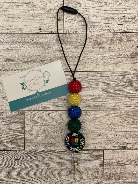 Teach Hope Love Inspire Freshie Hanger