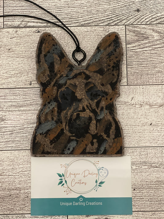 German Shepherd Freshie: Scent - Hot Maple Toddy