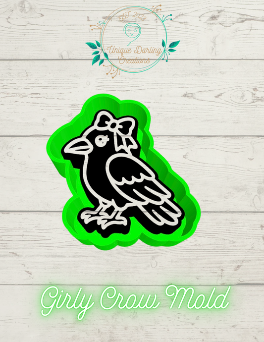 Girly Crow Mold