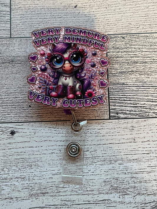 Very Cutesy Badge Reel