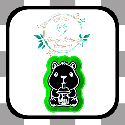 Groundhog With Boba Drink Mold