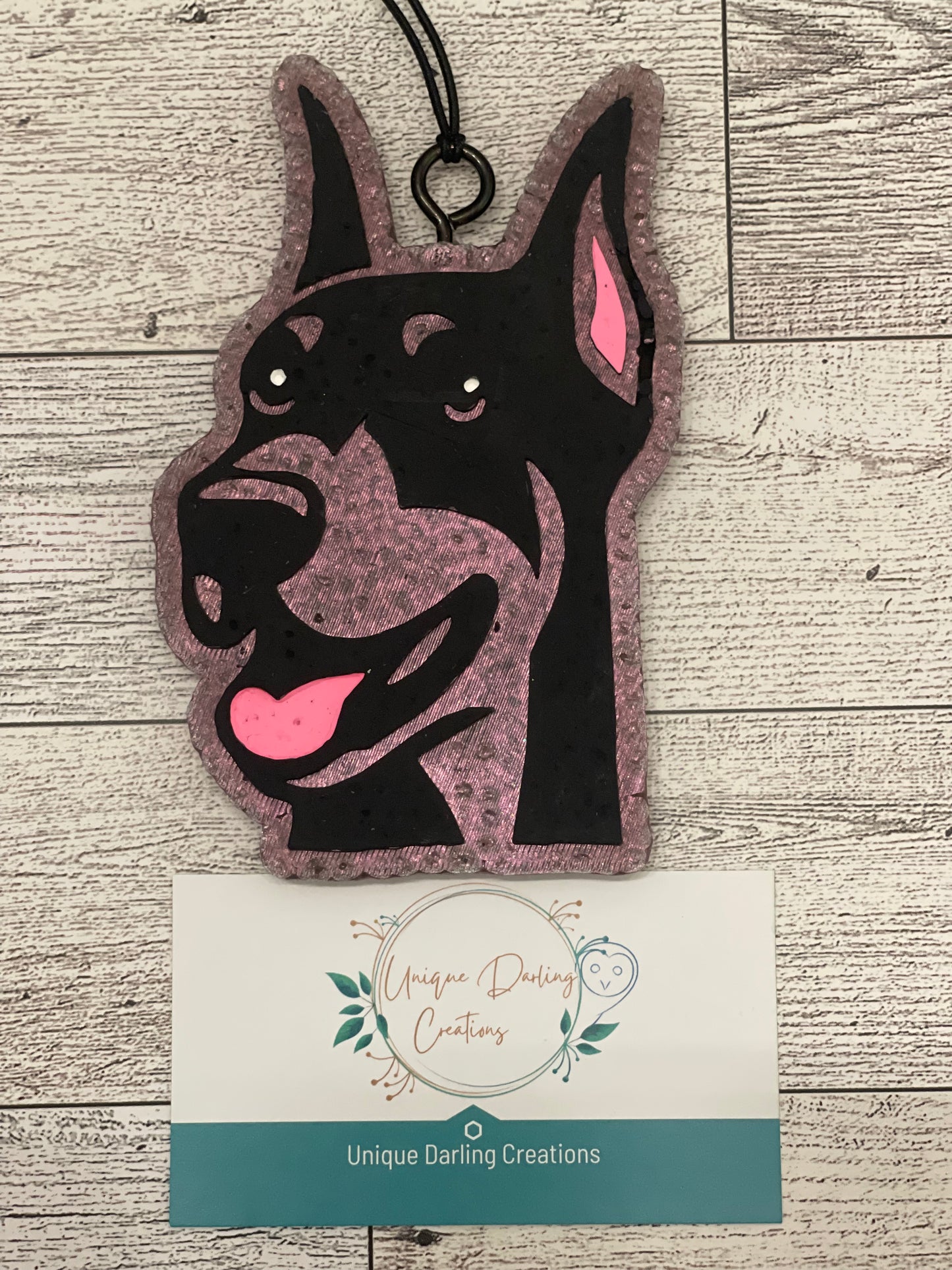 Doberman Freshie: Scent - Strawberry Lemon Blondie