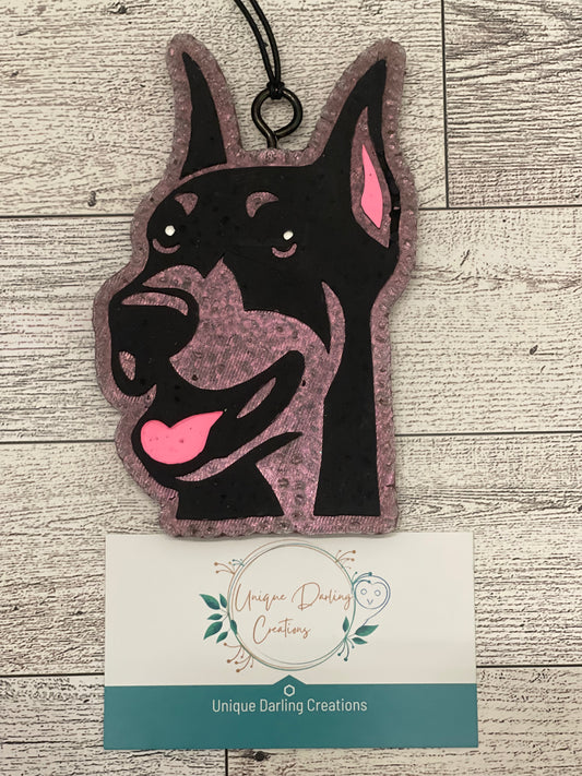 Doberman Freshie: Scent - Strawberry Lemon Blondie