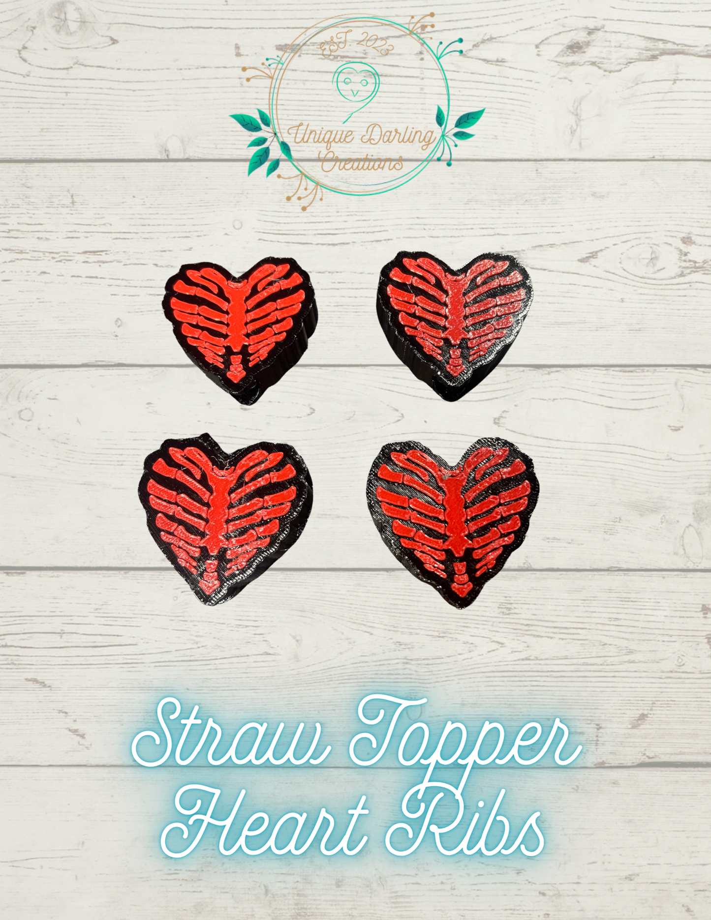 Straw Toppers 3d