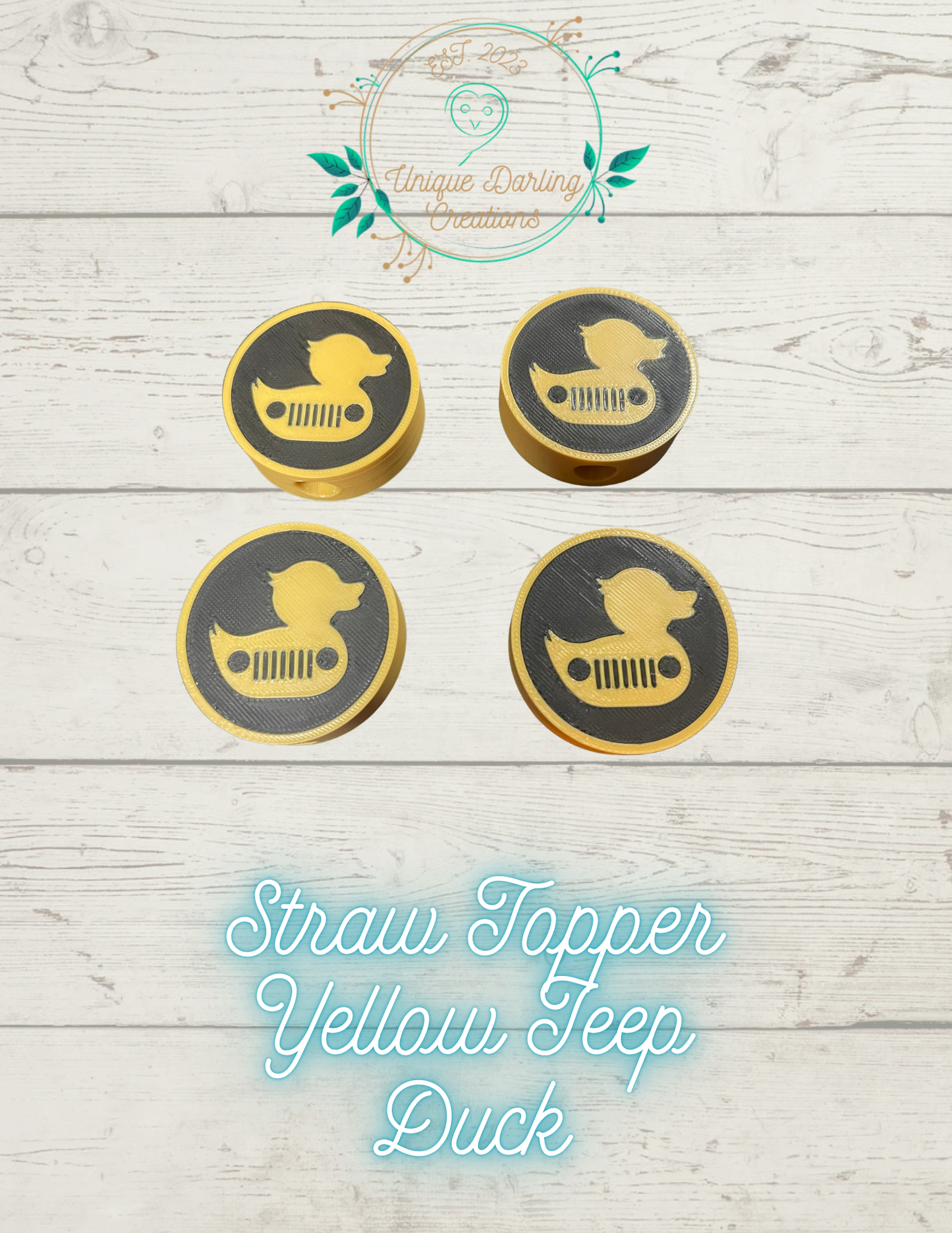 Straw Toppers 3d