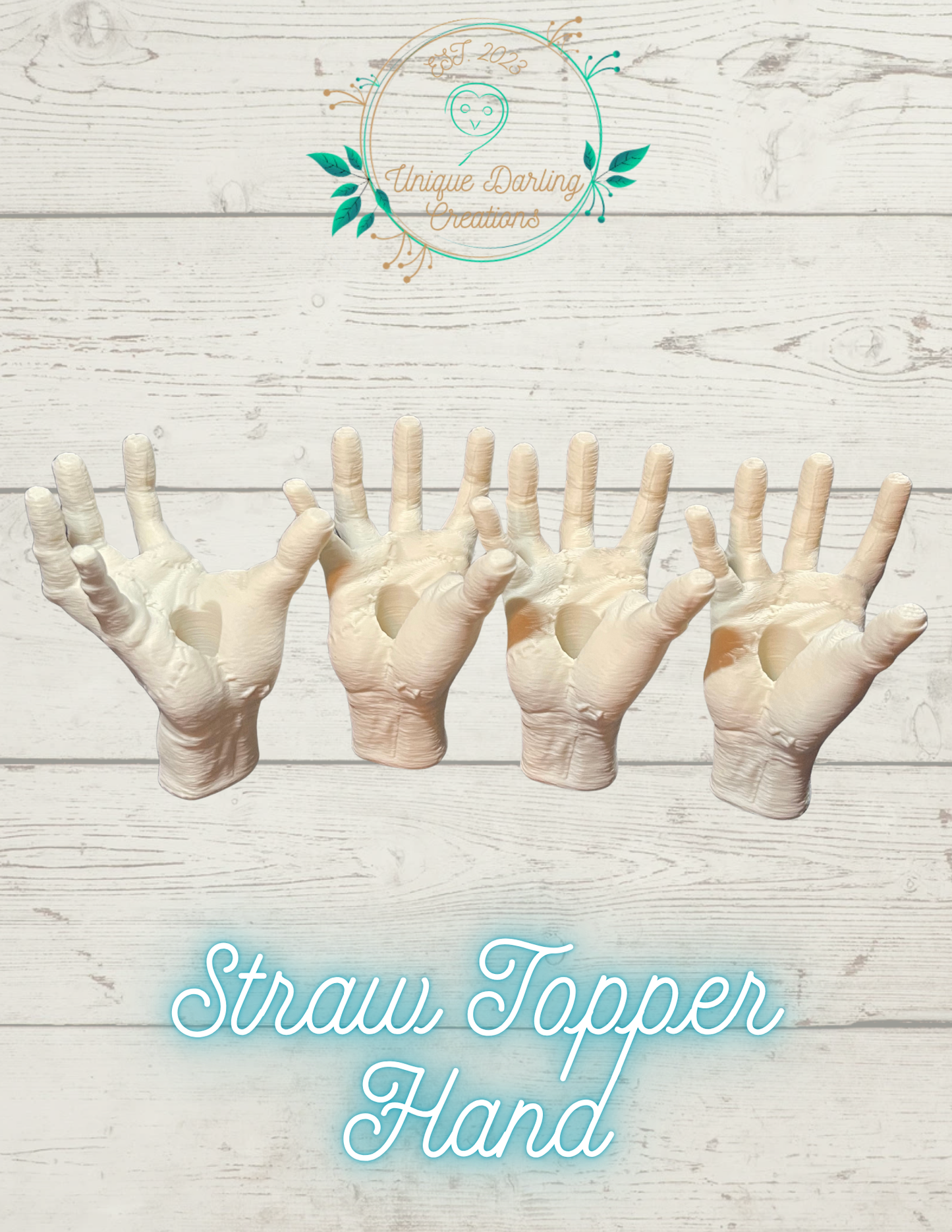 Straw Toppers 3d