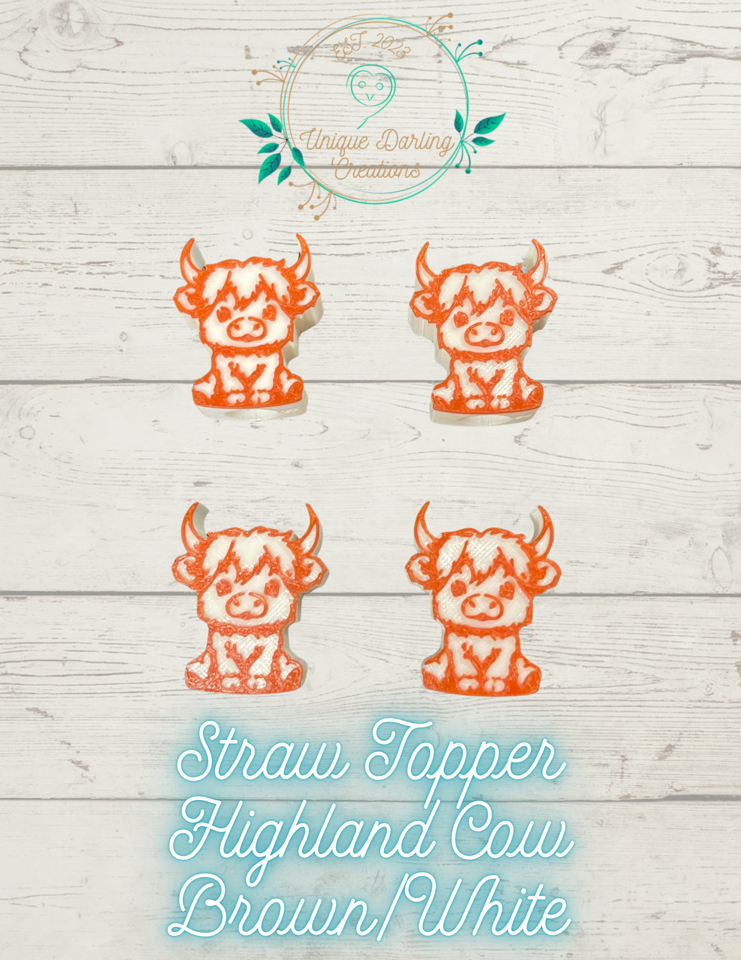 Straw Toppers 3d