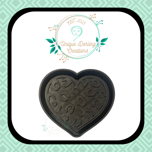 Heart Cheetah Print Mold