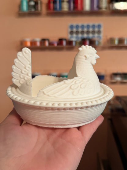 Old Style Hen Soap Holder